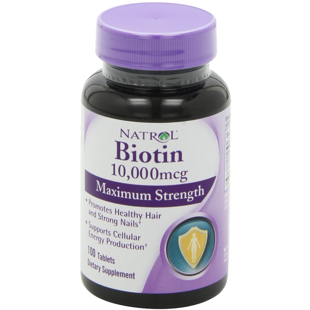 Natrol Biotin 10000 mcg Maximum Strength Tablets